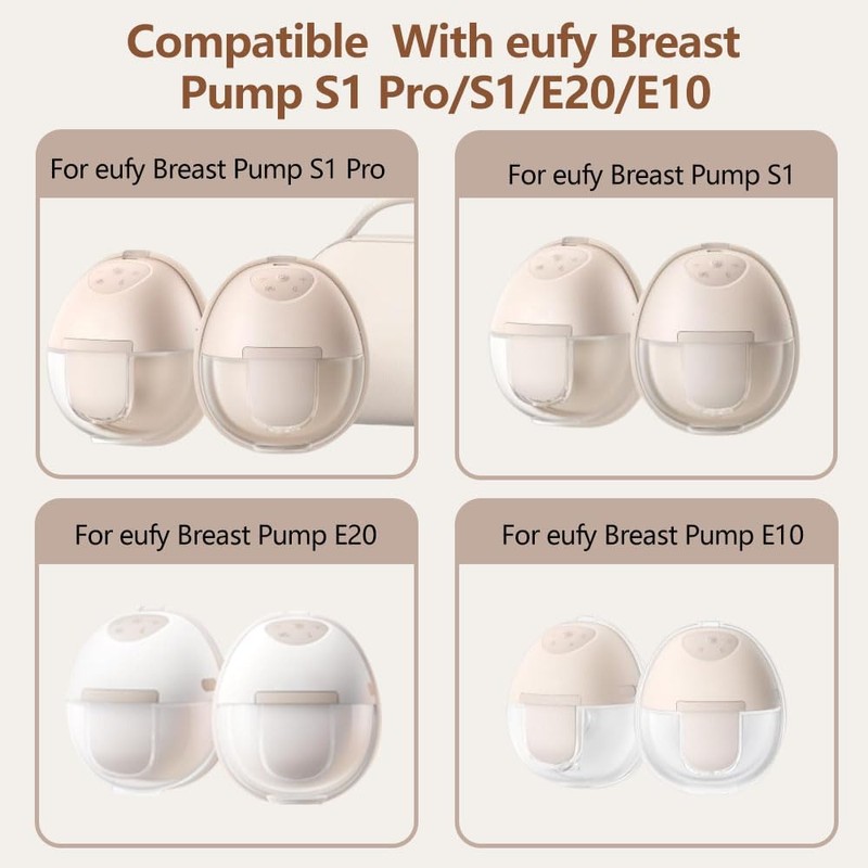 8pcs Breast Pump Spout Cap for eufy Wearable Breast Pump