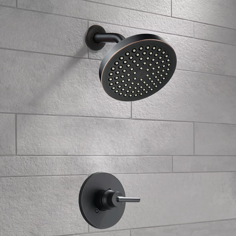 Nuodan High Pressure Rain Shower Head with Arm - High