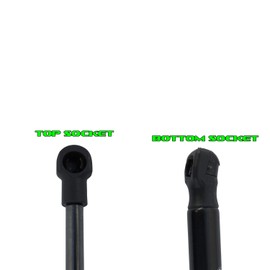 Rugged TUFF Front Hood Lift Supports Compatible With 2010-2015 Lexus RX350 RX450H Extended 20-1/8", Compressed 12" Lid RT080046 6755 SG229046 Qty 2