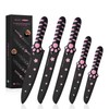 MEOWKIT Cute Kitchen Knife Set, Dishwasher Safe, 5 pieces Non-Stick
