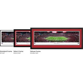 Atlanta Falcons, 1st Game at MB Stadium - 42x15.5-inch Single Mat, Select Framed Picture by Blakeway Panoramas