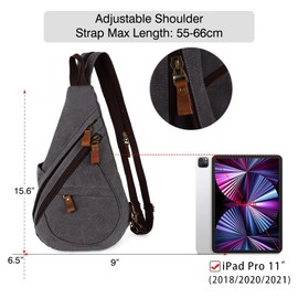 HUXFAM Small Sling Crossbody Backpack Multipurpose Casual Daypack Backpacks Outdoor Cycling Hiking Travel, 130d.grey, Daypack Backpacks