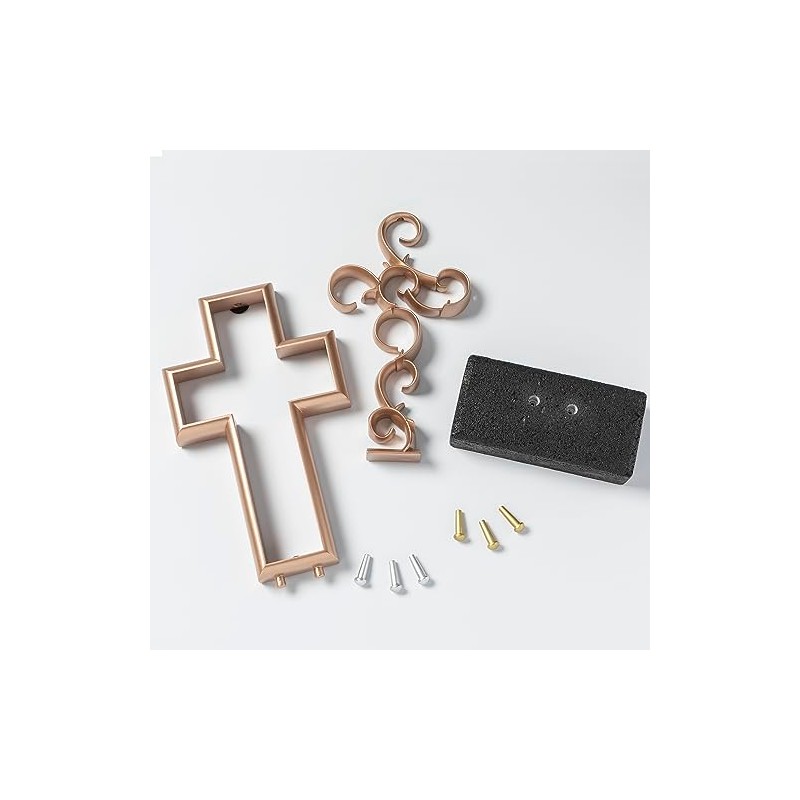 Unity Cross® Metallic Rose Gold; Unity Candle Unity Sand Elegant
