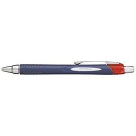 Uni-Ball sxn217r Blue Ballpoint Pen, Silver, Red