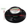 Driak 2PC 32mm/1.34"Mini Spirit Level Bubble Circular Vial Bullseye Level