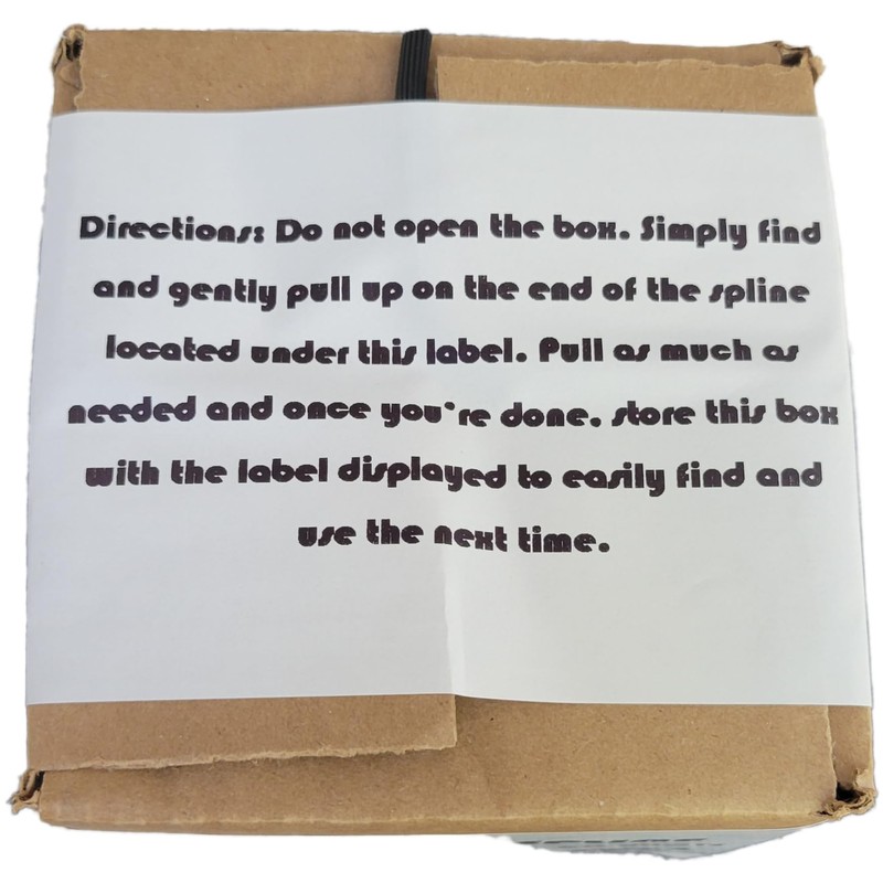 Generic Window Screen Spline, 0.200"" x 50' Replacement Round Black