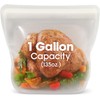 Reusable Silicone Sous Vide Bag - 1 Gallon, 135oz. XXL