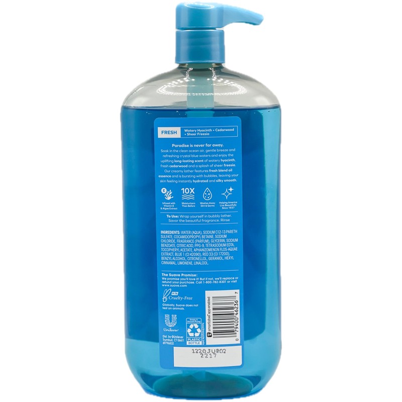 Suave ESSENTIALS OCEAN BREEZE BODY WASH WITH SWEET BLEND OIL