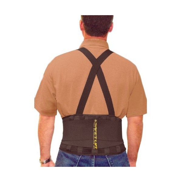 FLA Orthopedics Safe-T-Lift Back Support DX. 3X-Large. Black