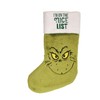 Divas World The Grinch Christmas Stocking: Large Green Naughty/Nice List