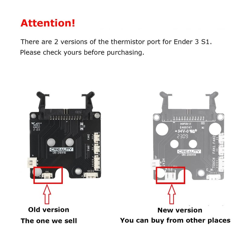 HICTOP Ender 3 S1 Hotend High Temperature Pro 300℃ Compatible