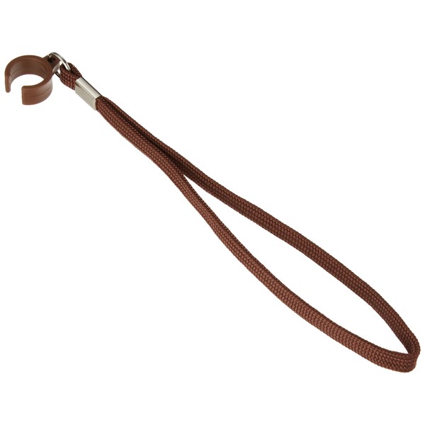 Wellfan Cane Strap, Safety Type, Brown, 0.7 inch (19 mm)