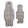 Molde de silicona para soldado de cascanueces, herramienta para hornear