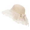 Straw Hat Girls Summer Beach Hat Anti UV Straw Hat
