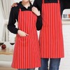 CYNOSURETECH 1 Halterneck Striped Apron, 1 Bow Tie, 1 Chef