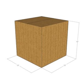 E1 Packaging 13" x 13" x 13" Corrugated Boxes 32 ECT (Pack of 5-13x13x13) | Quality Moving Boxes. Great for Shipping Boxes for Business, Office or Home.