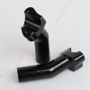 Unbranded Black 4.5" Pullback Handlebar Risers For Harley Softail Dyna