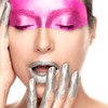 Pink metallic eye shadow pen. Blendable soft strong metallic eye