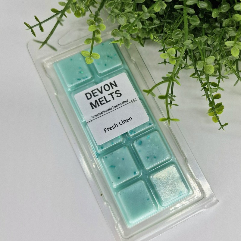 Devon Melts - Fresh Linen - Highly Scented 100% Soy