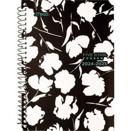 Five Star Macro Floral Small Weekly/Monthly Student Planner, Bilingual (1719M-200FA-25)