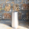 A'sTool Stainless Steel Toilet Brush Holder Gold Silver (Silver)