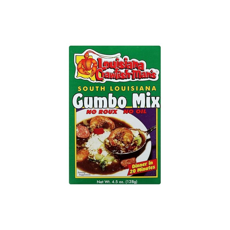 Louisiana Crawfish-Man's Gumbo Mix 4.5oz