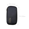 WOONEKY Nail Art Storage Pouch Manicure Tool Brush Holder for