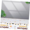 STOBAZA Construction Vehicle Theme Birthday Party Tablecloth Outdoor Fitted Tablecloths