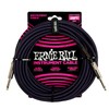 Ernie Ball - Cable de inserción recto trenzado de 25