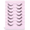 Ukrizi False Eyelashes Cat Eye Lashes Wispy Lashes Fake Lashes