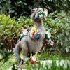 Garden Statue Dinosaur Eating Goblins Resin Art Sculpture for Outdoor
