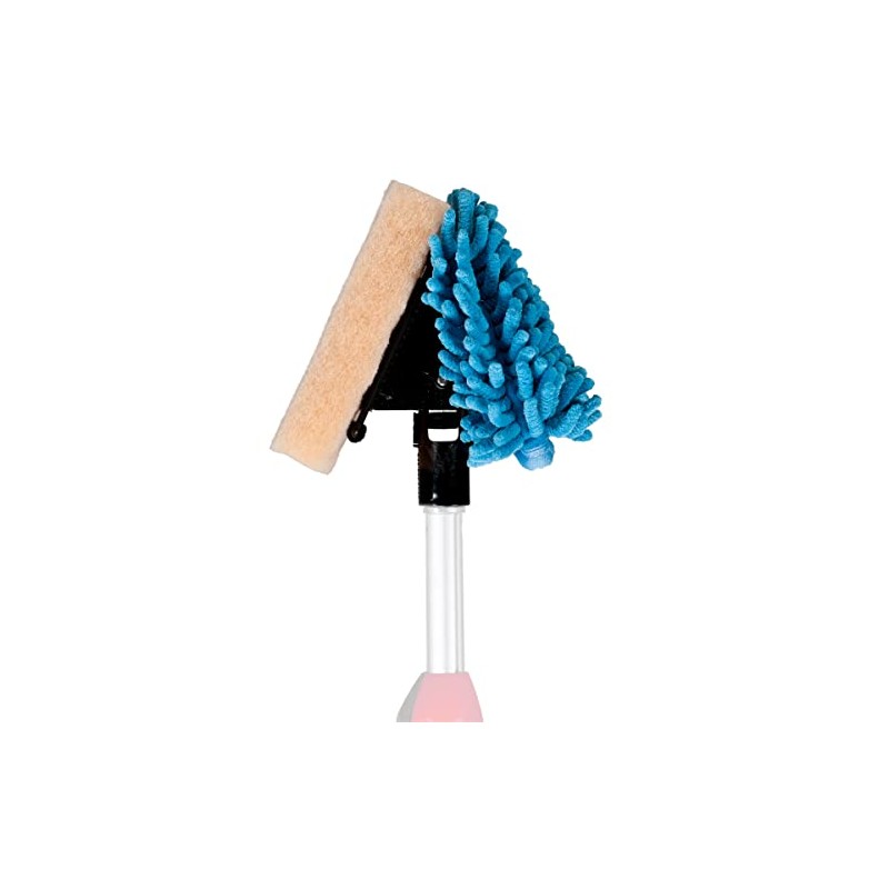 Waterless Bug Scrubber Mini Mop Head 5" – Dual-Action Mini