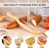 Recsrdce Bread Knive-15.6-inch Serrated Bread Knife - Bow Design -