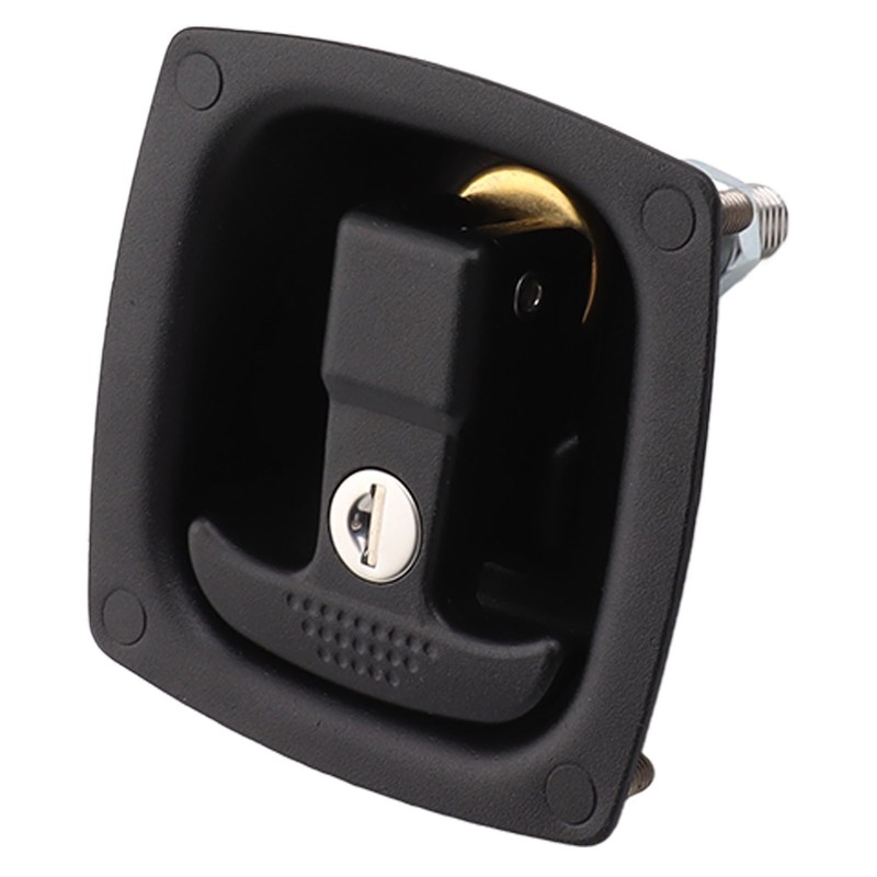 T Handle Door Latch 4x6mm Hole Spacing Zinc Alloy Folding