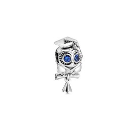 PHCLASY 2024 Graduation Charms Heart for Women 925 Sterling Silver For Bracelets and Necklaces Jewelry Women's Bead Gift