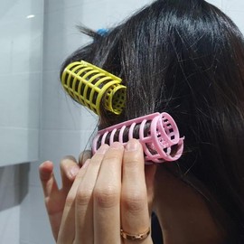 Hair Rollers, Large Bangs Curlers, 5 Pieces / 헤어롤 앞머리 왕그루프 5P