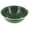 Highlander Deluxe Enamel Bowl Camping - Green