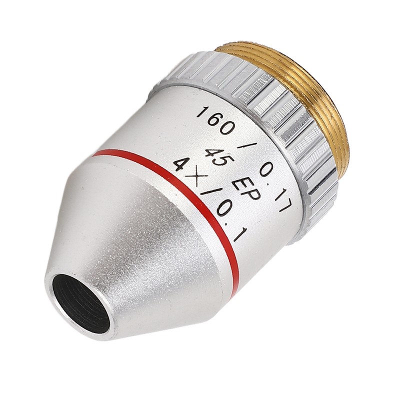 4X Objective Lens 195EP Achromatic Objective Lens Replacement for Biological