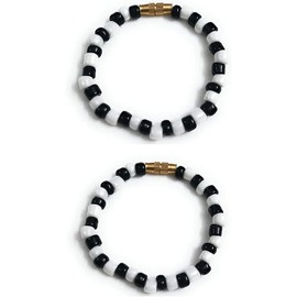 S,S Store Nazariya Bangles set for New born Babies Fancy jewellery with Black and White Beads Bracelet (0-12 months), buds