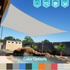 Coarbor 14'x14' Sun Shade Sail Outdoor Canopy Cover Rectangle Heavy