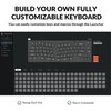Keychron Q8 Wired Custom Mechanical Keyboard, 65% Alice Layout QMK/VIA