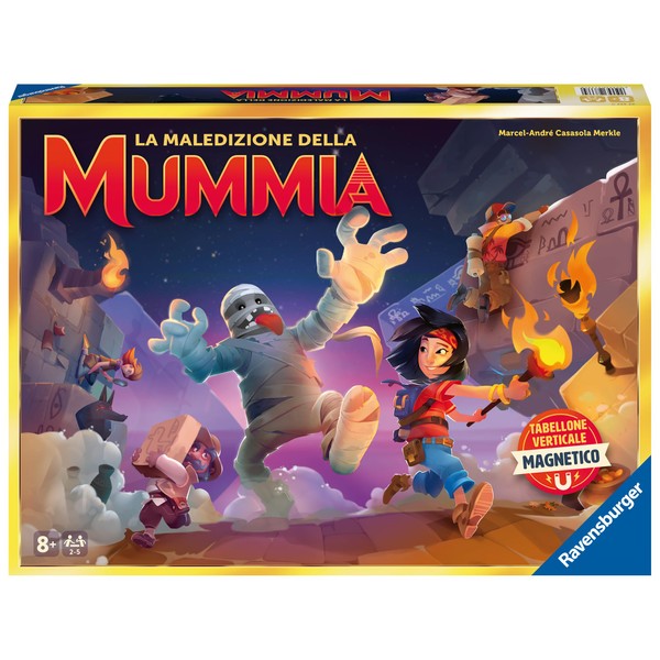 Ravensburger Curse of the Mummy, Board Game, Box Game for the Whole Family, 2 to 5 Players, 8+ Years