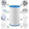 LVJUSEN 0969601 Replacement Filter Compatible with Tri-x Hot Springs Hot