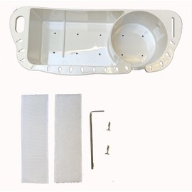 KUFA Sports Boat Cabin organizer Storage Boat Caddy Organizer, Boat Cup Holder Boat Storage Organizer, Cockpit Storage Box with instalation hardware B812x2