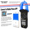 Digital Clamp Meter, HOLDPEAK 7200-APP AC/DC Amp Clamp Meter 6000