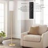 Ambimall 2 Packs Remote Control Floor Lamp, Stepless Dimmable, 64