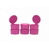 Mintra Home Utility Boxes (Fuchsia, 3.125inW x 1.5inH ROUND) -