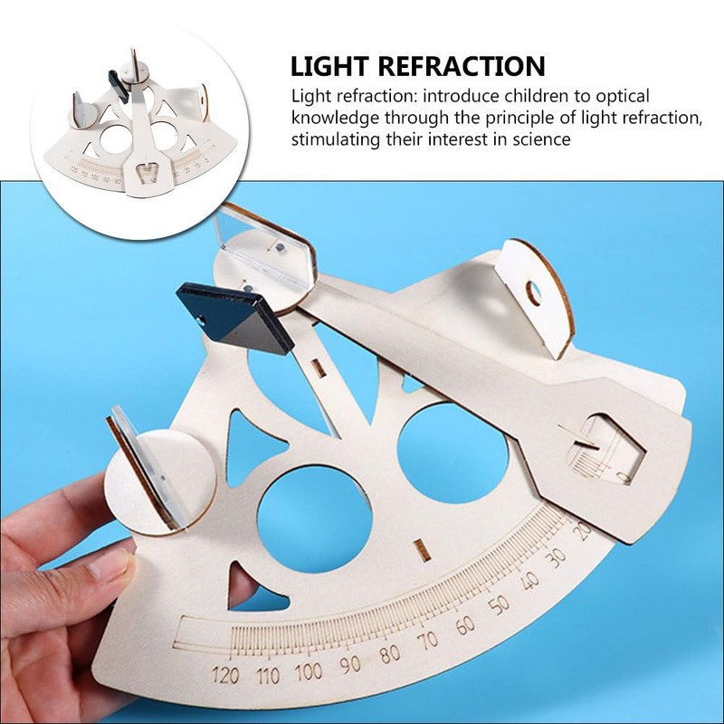 Toyvian Instruments Sextant Marking Sky Navigation Artificial Horizon Navigation Bundle
