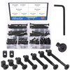 Glarks 141Pcs Baby Bed Crib Screws Hardware Replacement Kit, M6x15/