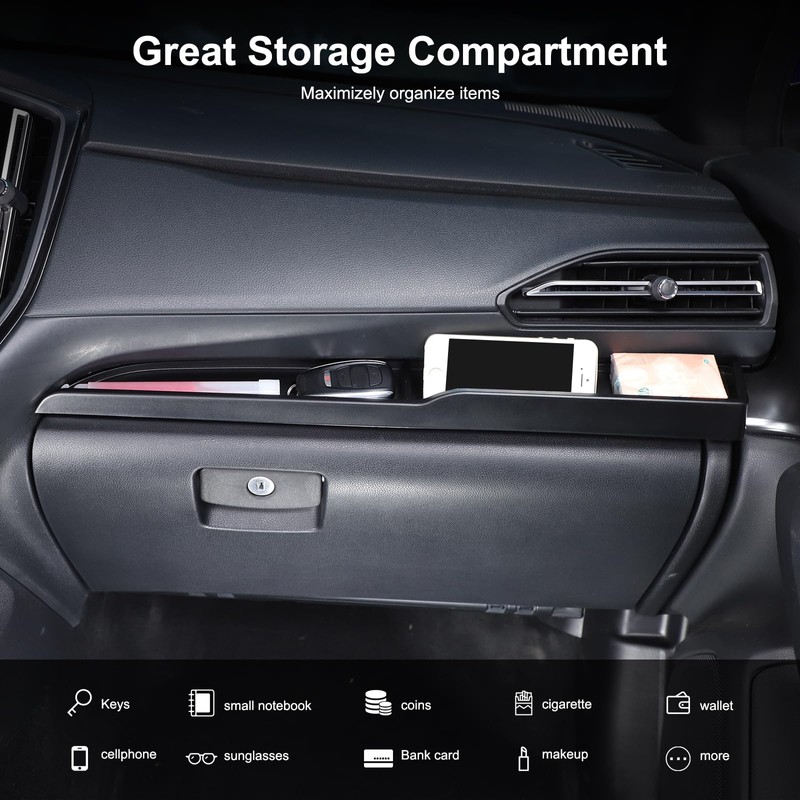 Tumukiw Center Console Organizer Armrest Hidden Storage Box Compatible with